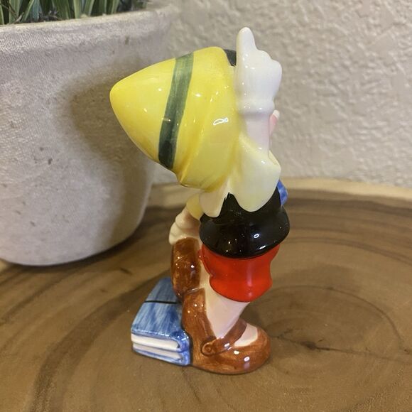Vintage Walt Disney Productions Ceramic Pinocchio Porcelain Figure Japan READ - Picture 3 of 7